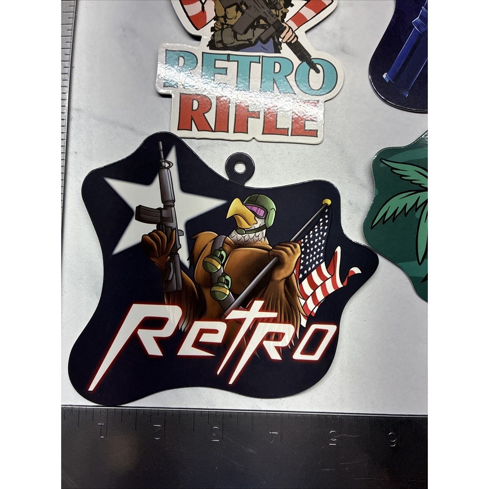 Retro Rifle Sticker Lot 4 - Picture 2 of 5